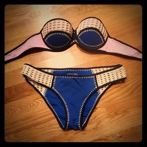 VS 32b push-up bikini top & VS Med bottoms NWOT